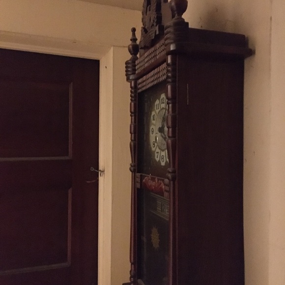 Vintage 31 Day Key Wind Chime Clock - Picture 4 of 9